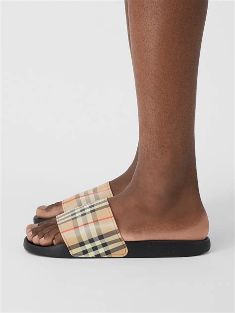 men burberry slide|Burberry flip flops for men.